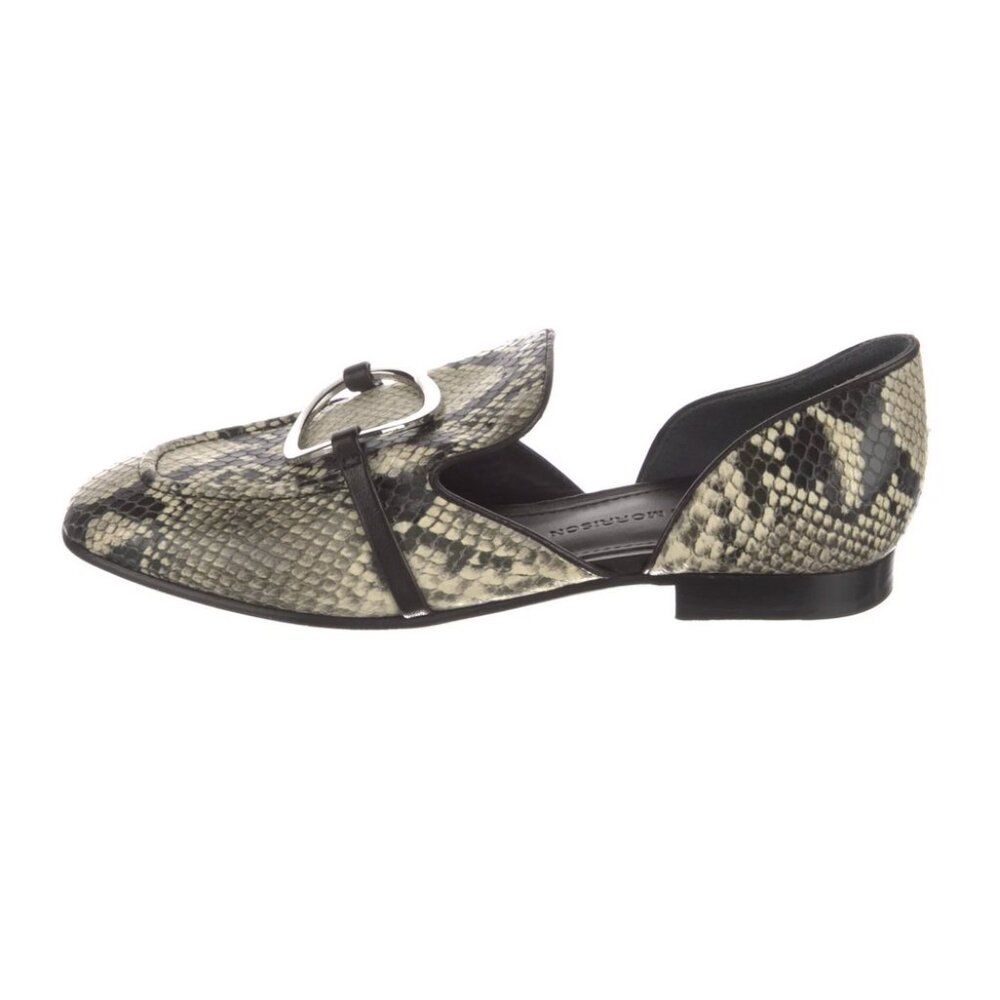Sigerson Morrison animal print flats, size 37.5 (US 7.5)